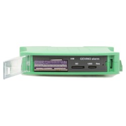 Combinatore telefonico GSM industriale, vocale, sms e email, 12 ingressi