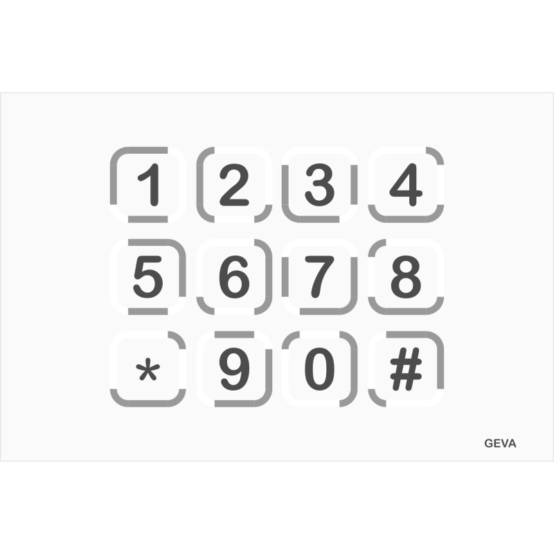 Glass Touch Keyboard + RFID Modbus,  LoRaWan EU433.
