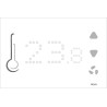 Glass Touch Thermostat, Modbus, LoRaWan EU433