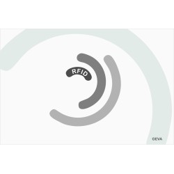 Lettore RFID, in vetro, su bus RS485
