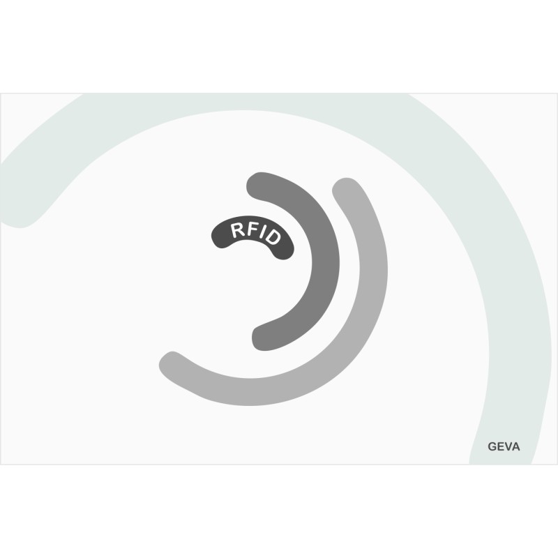 Lettore RFID, in vetro, su bus RS485