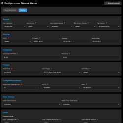 Combinatore telefonico GSM industriale, vocale, sms e email, 12 ingressi