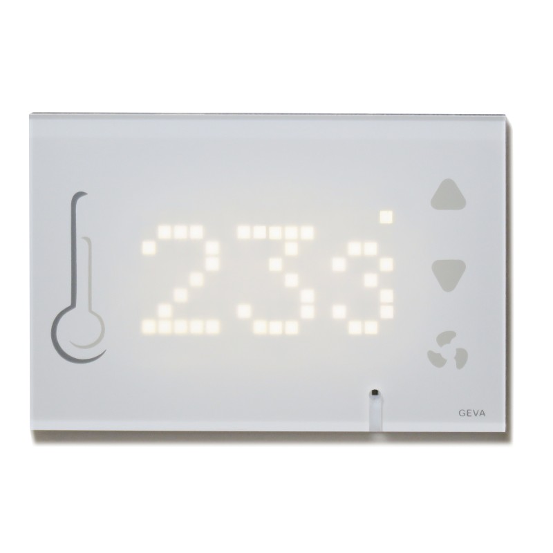 Glass Touch Thermostat, Modbus, LoRaWan EU433