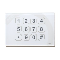 Touch Keyboard + RFID, glass, Modbus, LoRa 433Mhz