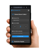 Tastiera apertura porte con codici a scadenza.